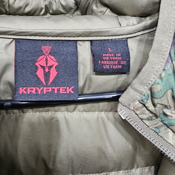 Kryptek Lykos insulated  waterproof jacket. Men's  size large - Picture 13 of 16